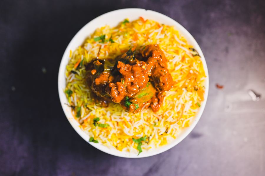 Dynamite Gobi biryani